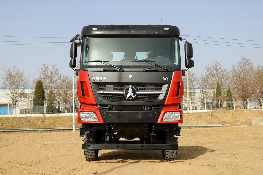 شاحنة ثقيلة من طراز بيبن 550 حصان 6X4 متعددة الغطاء العلوي الصديق للبيئة 6m شاشة شاحنة القمامة