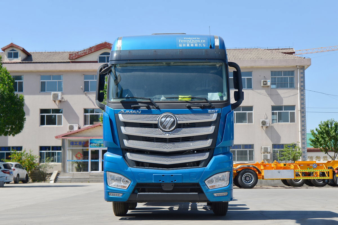 شاحنة فوتون أومن مقعد نصف صف 520HP 8X4 9.53m AMT شاسية شاحنة ناقل حركة آلي