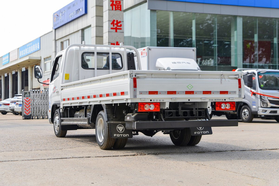 شاحنة فوتون أومان خفيفة 2.0L 127HP CNG 3.94m يورو 6 5 معدات مقاعد صف واحد صندوق شحن الباب الخلفي