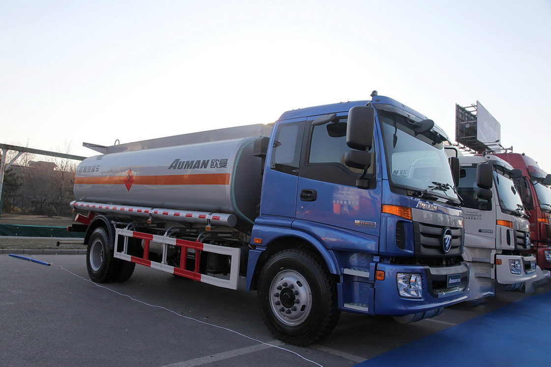 شاحنة فوتون النفط ناقلة Auman BJ5163 EXT سلسلة 3 الديزل 210HP 4X2 8T سطحي أعلى صف واحد مقعد