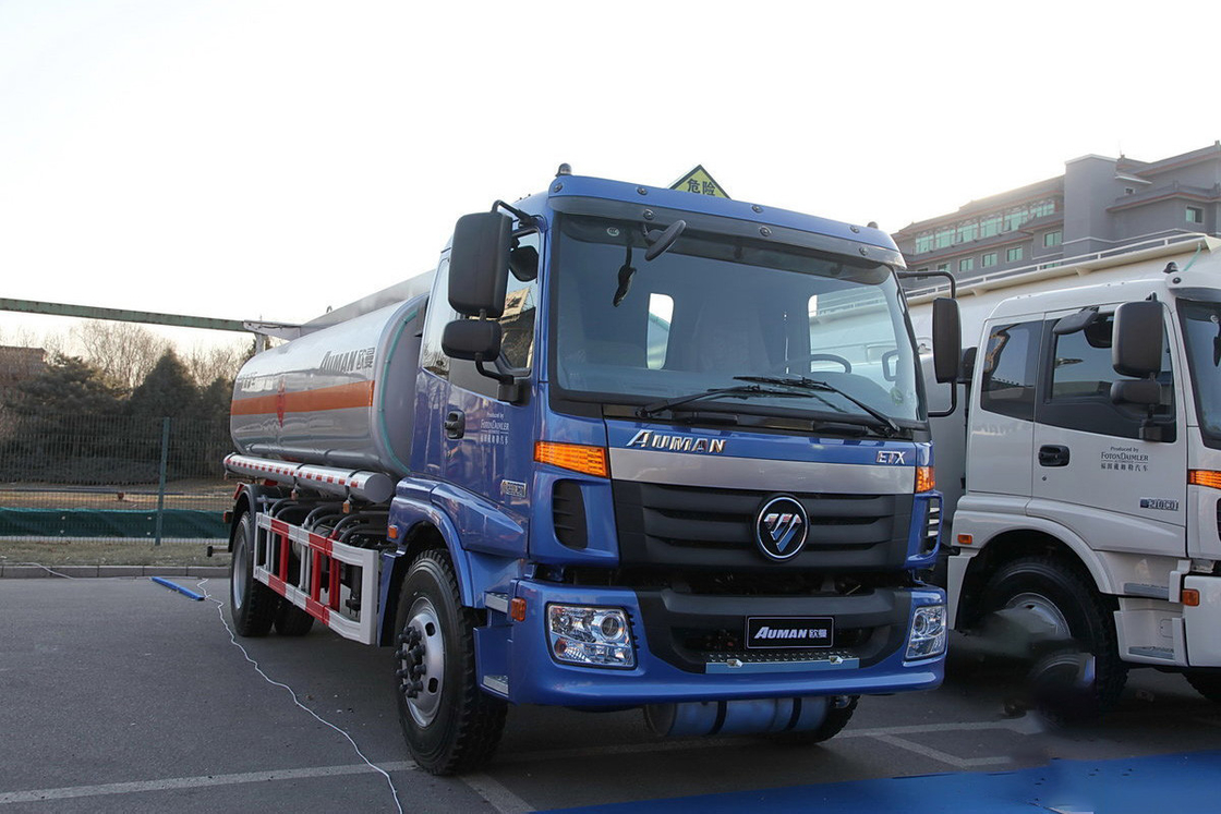 شاحنة فوتون النفط ناقلة Auman BJ5163 EXT سلسلة 3 الديزل 210HP 4X2 8T سطحي أعلى صف واحد مقعد