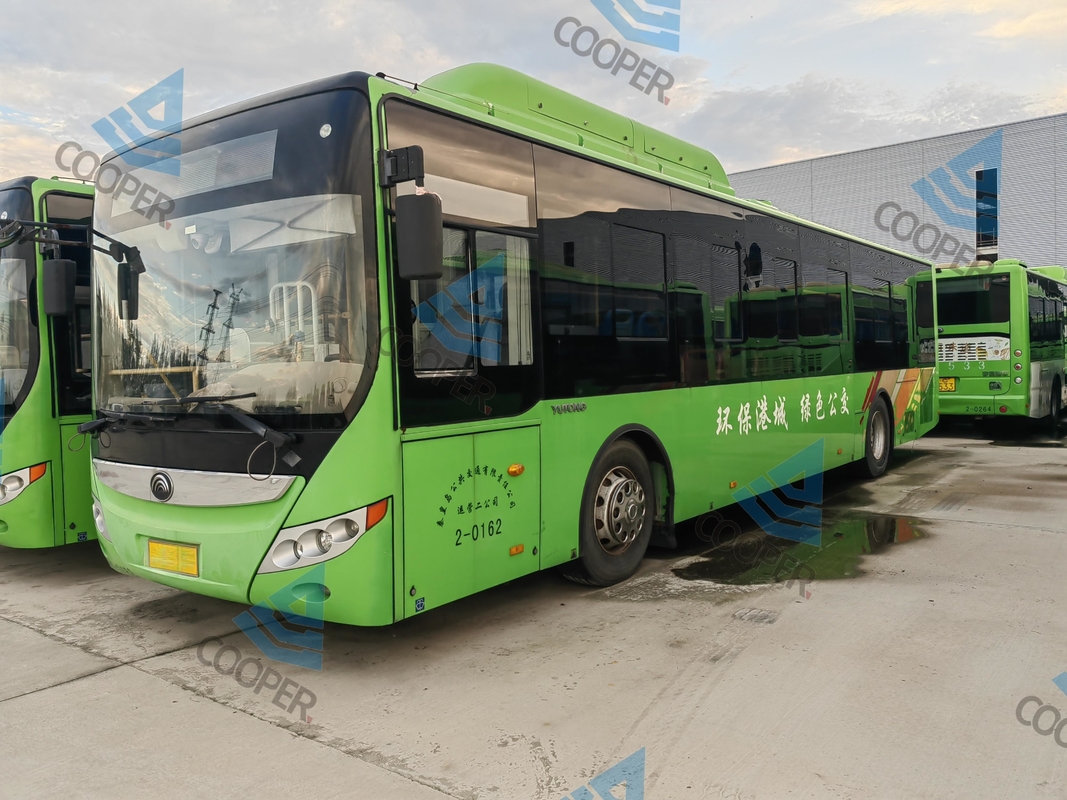 حافلة مدنية مستعملة للغاز المكثف Yutong Electric & CNG Hybrid 23 مقعد 77 راكب نيجيريا غرب أفريقيا