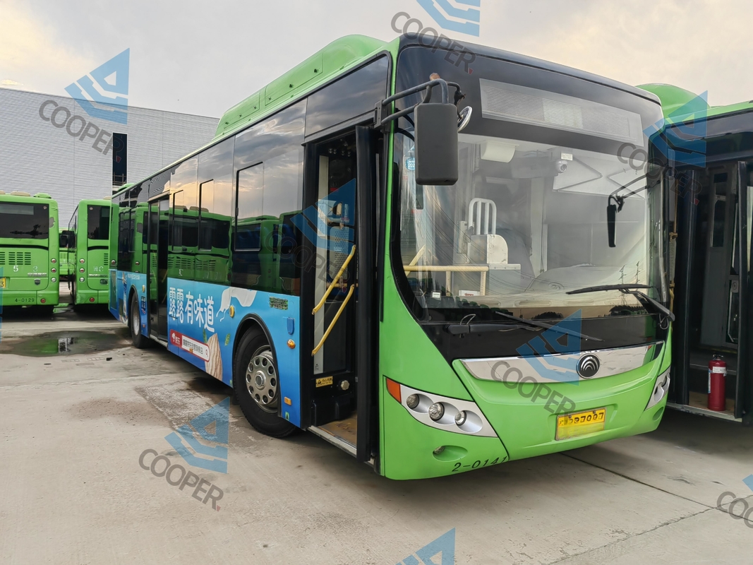 حافلة مدنية مستعملة للغاز المكثف Yutong Electric & CNG Hybrid 23 مقعد 77 راكب نيجيريا غرب أفريقيا