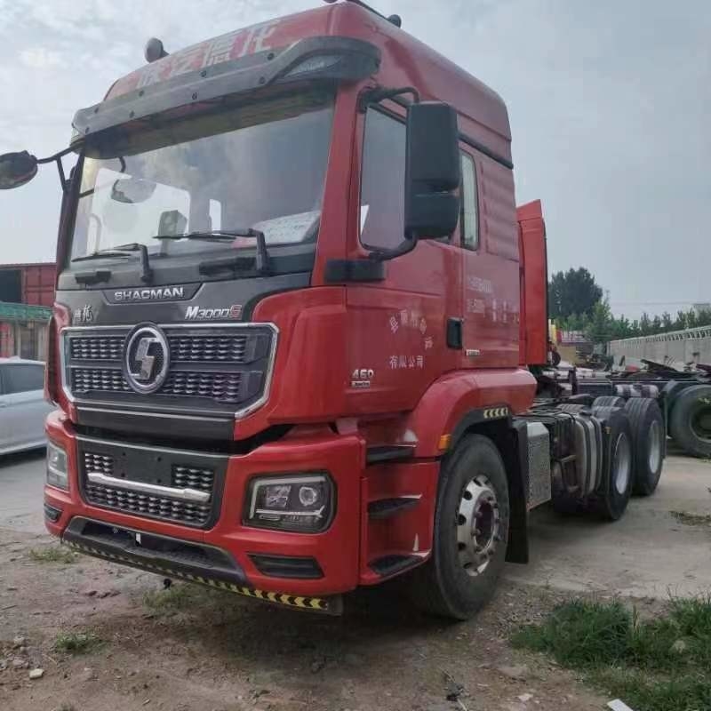 جرارات مستعملة شاحنة صينية شاكمان M3000s 460 حصان قوية ويتشاي 6 * 4 سحب 50 طن ثقيلة