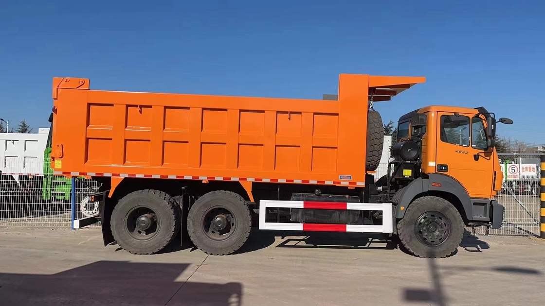6*4 شاحنة قمامة تيبير جديدة تمامًا Beiben NG80 20-40 طن Weichai 420 حصان يورو 3