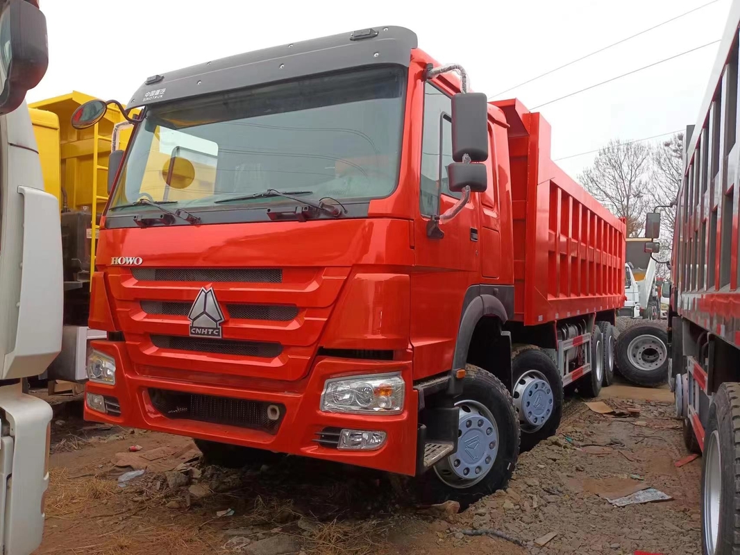 40 طن شاحنة قمامة للبيع Howo 400hp شاحنة تيبر 27 مكعب