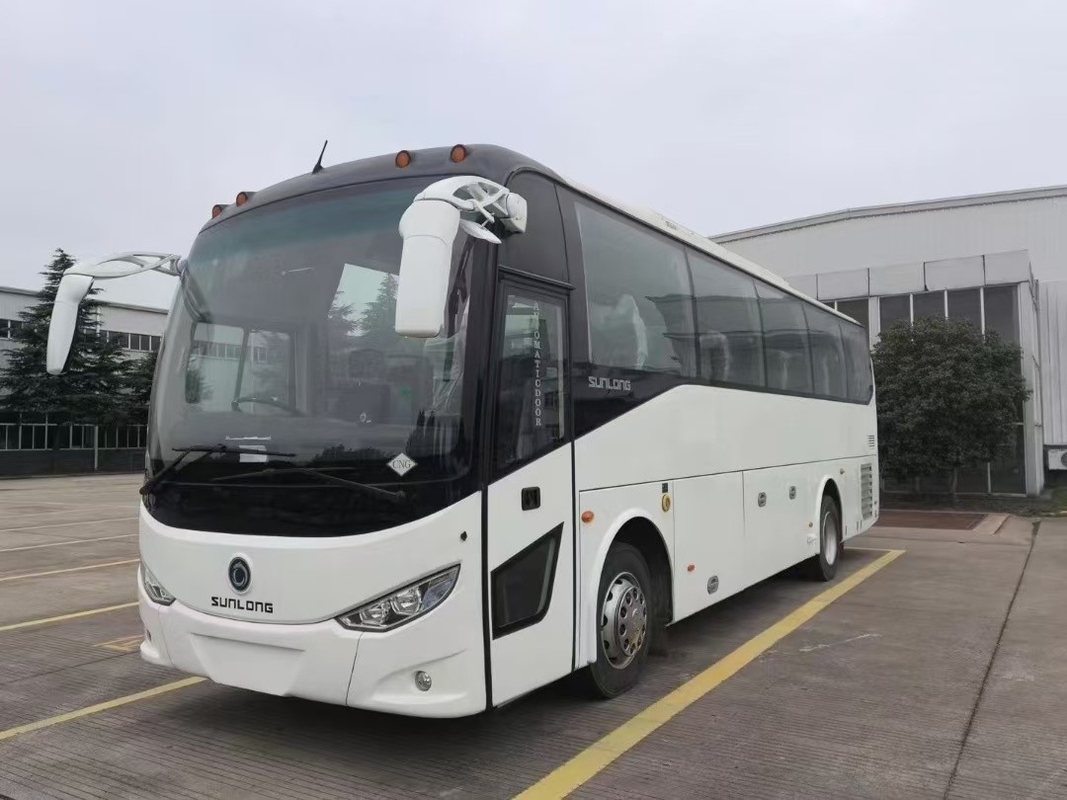 حافلة مدربة مستعملة 36 مقعد حافلة سونلونغ SLK6102 CNG محرك يوتشاي القيادة اليمنى استخدام في أفريقيا