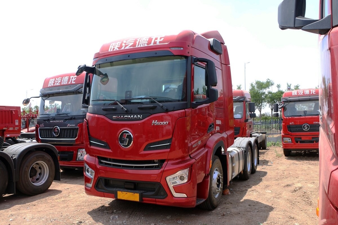 رأس جرار مستعمل للبيع Shacman H6000 6*4 وضع القيادة 480 حصان أفضل ماركات الشاحنات الجرارة الصينية