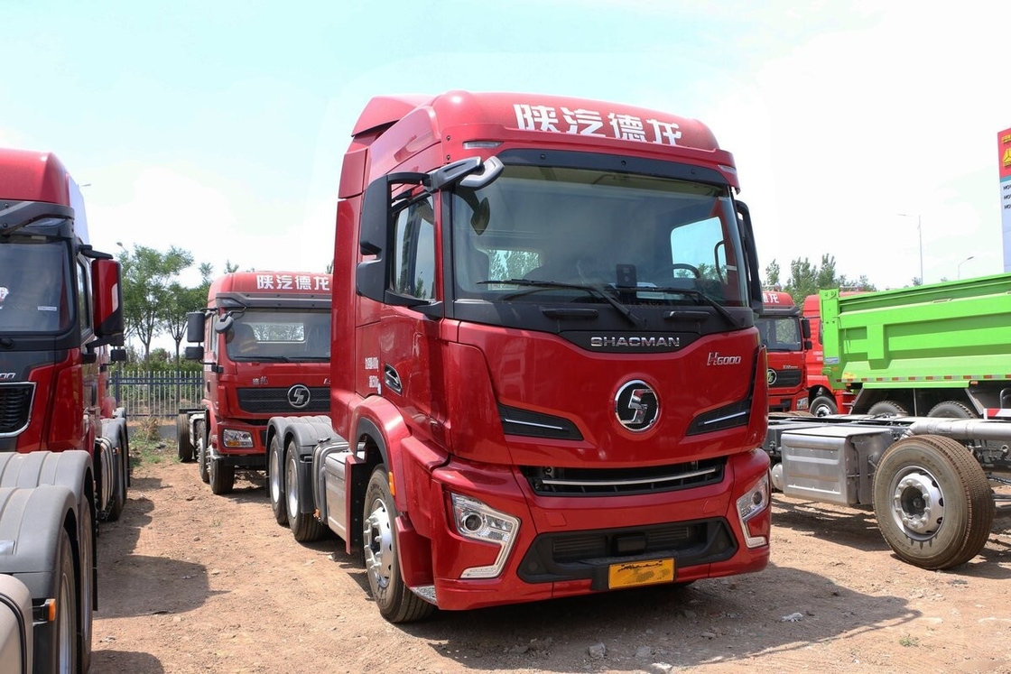 رأس جرار مستعمل للبيع Shacman H6000 6*4 وضع القيادة 480 حصان أفضل ماركات الشاحنات الجرارة الصينية