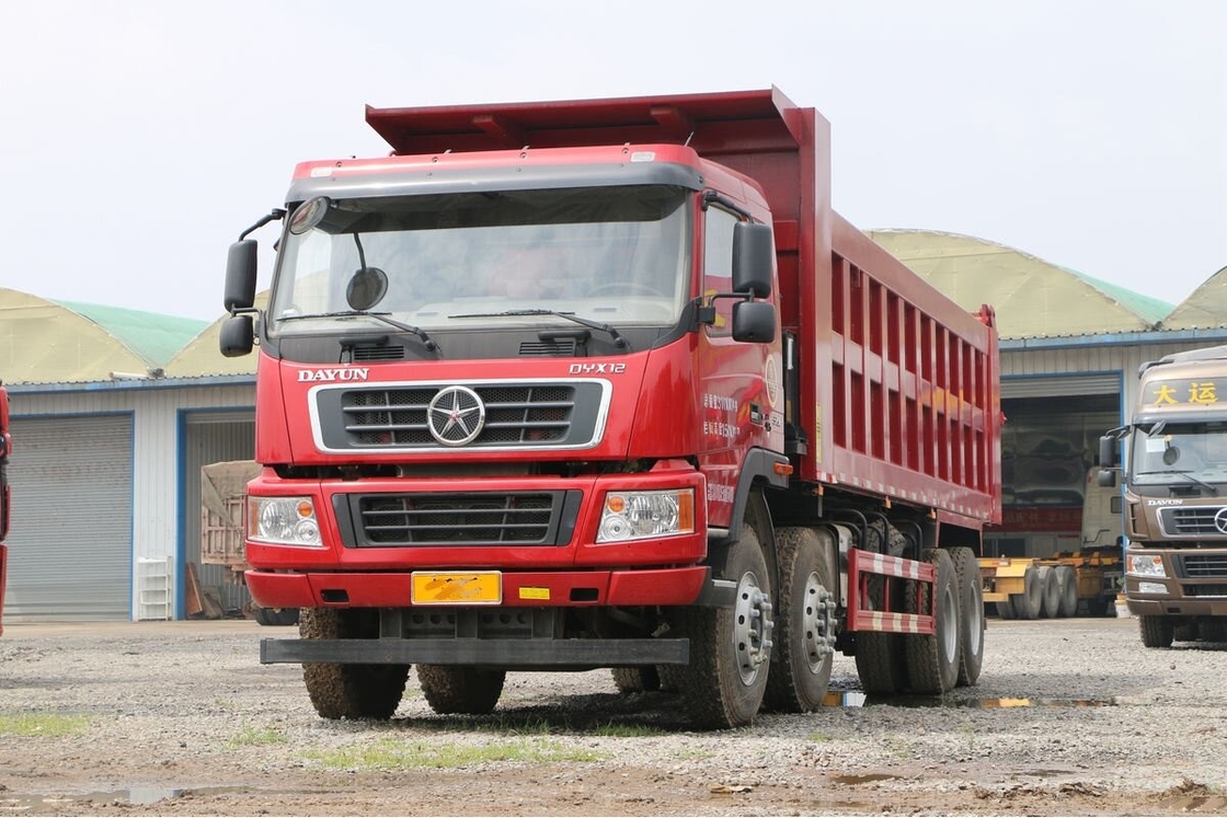 شاحنات النقل المستخدمة للبيع دايون N8C 375hp 8*4 وضع القيادة شراء شاحنة نفايات مستعملة أفضل سعر إلى أفريقيا