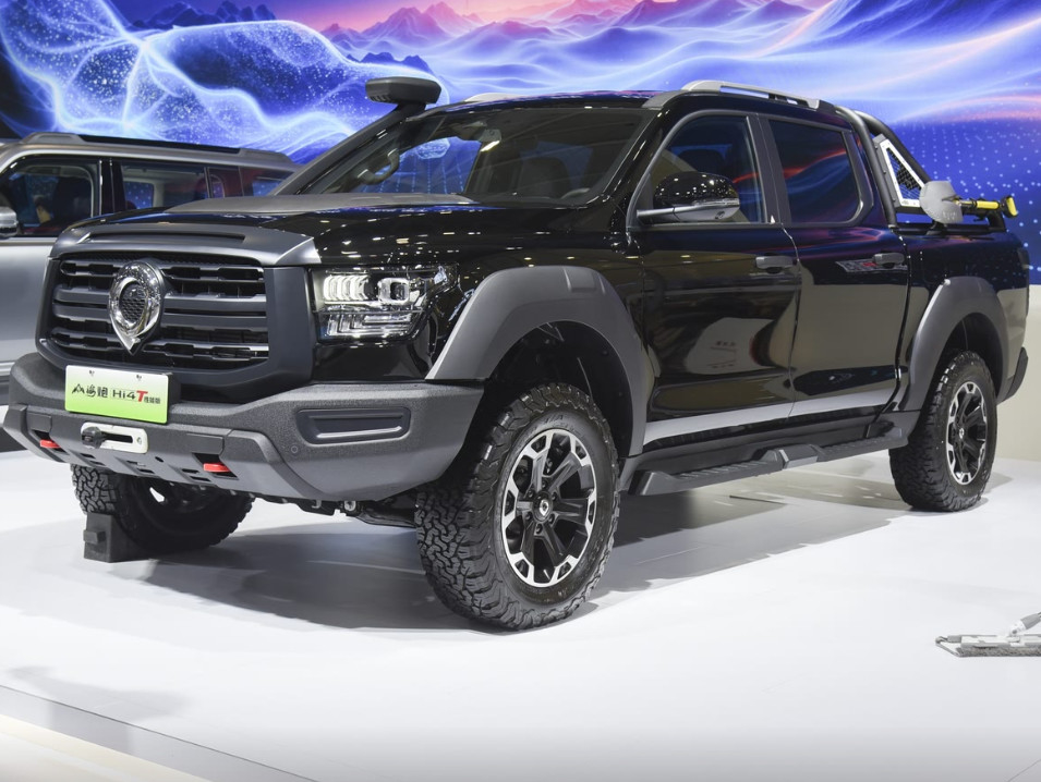 الحائط العظيم الجديد كينغ كونغ بوير Hi4-T شاحنة بيكاب 4wd أوتوماتيكي كابينة مزدوجة مركبة تجارية هجينة