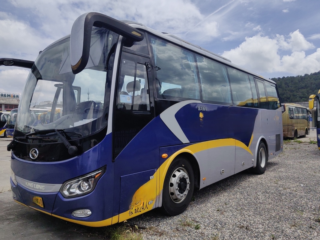 Coach Bus Second Hand 24 Seats 2020 Year Used Yutong Bus XMQ6901 Diesel Engine RHD LHD Driver Steering Luxury Bus