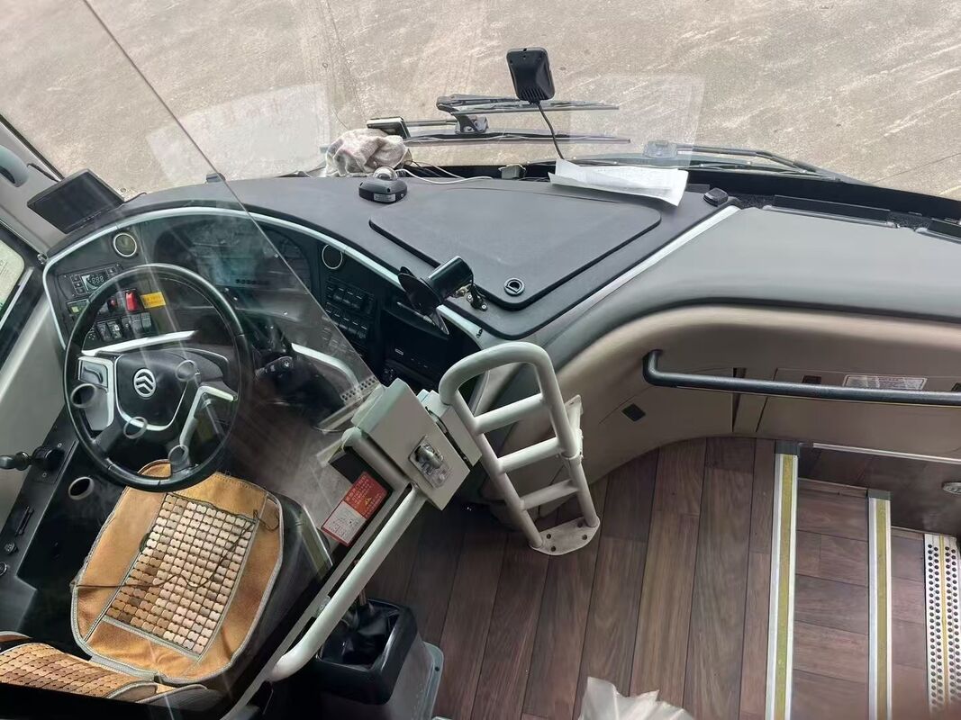 حافلة ديزل كينغ لونغ مستعملة 50 مقعدًا فاخرة ذات نوابض صفائحية محرك ويشاي جولة مدرسية حافلة نقل بين المدن