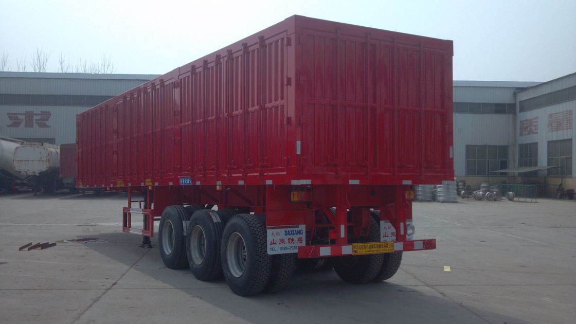 30ft المقطورات المستعملة المستخدمة 2014 سنة الصنع 3 * 13 طن قدرة مع 8 قطع عجلات