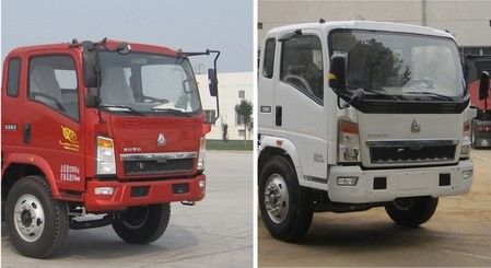 ساينو تراك هوو 2 اليد شاحنة 2015 سنة الصنع 160hp 4 × 2 وضع محرك 9995x2498x3750mm