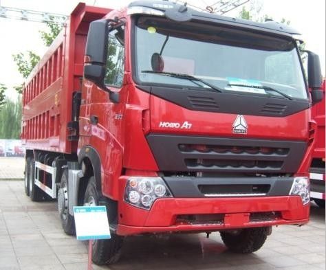 أحمر اللون دونغفنغ 2 شاحنة قلابة اليد مع محرك 6x4 EURO 3 محرك ديزل