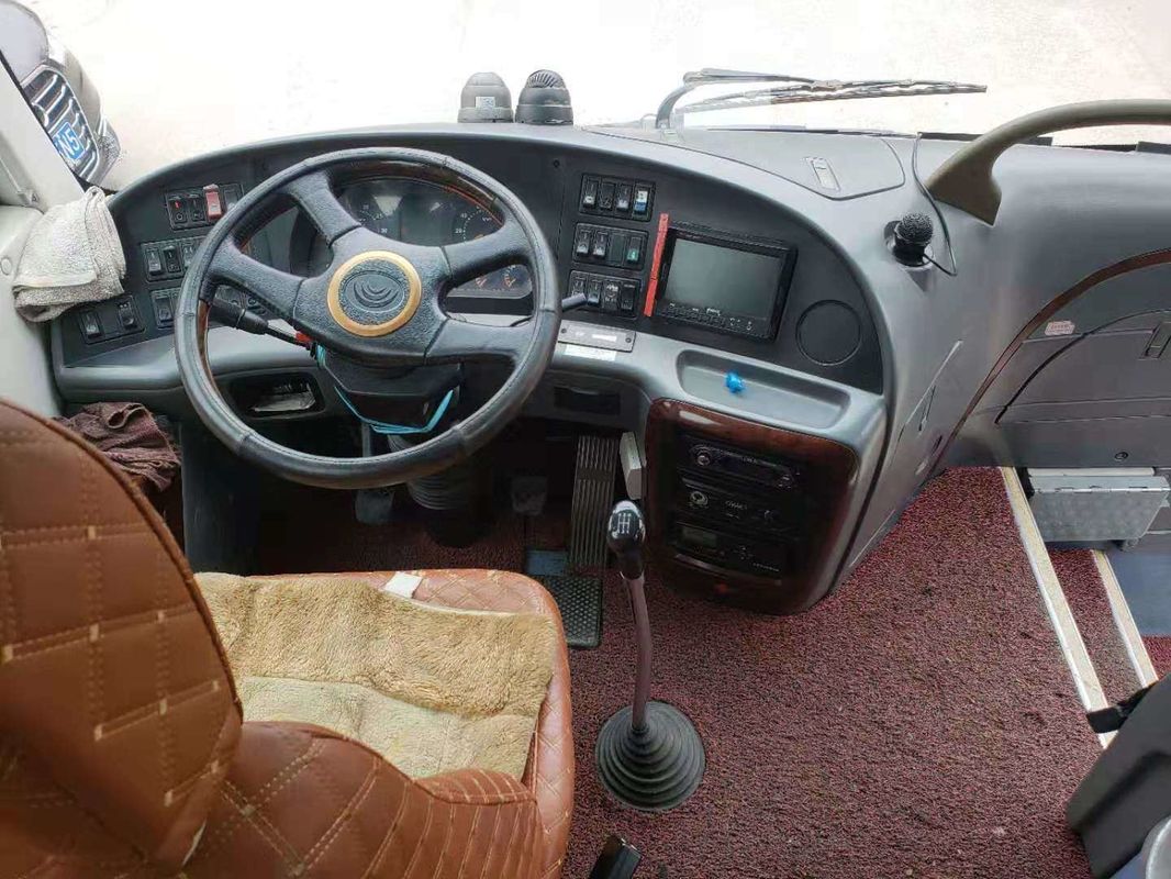ZK6938H9 الأزرق المستخدمة الحافلات Yutong 39 مقعدا يستخدم رحلة حافلة 2010 سنة الأداء الكبير