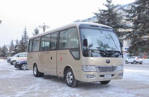 تستخدم حافلات Yutong حافلة اليد الثانية ديزل Euro V / Euro IV Motor Coaster Bus