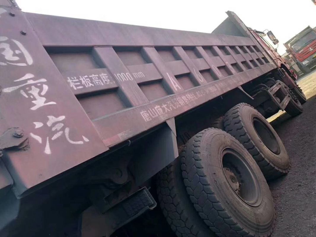 HOWO 8X4 المستخدمة تفريغ شاحنة 12 عجلة 30-40 طن مع لطيفة تبحث لا ضرر