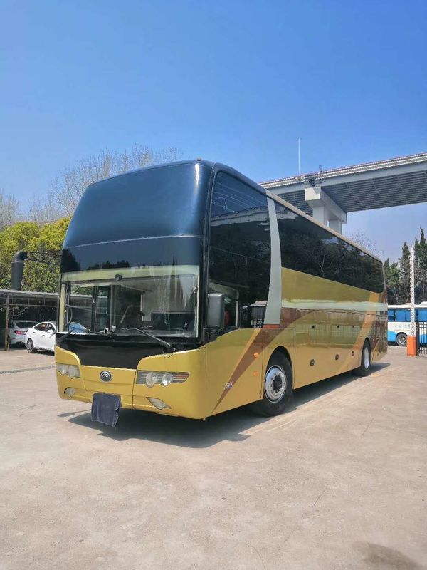 2013 سنة Yutong Buses 59 Seaters طبقة واحدة ونصف المقود