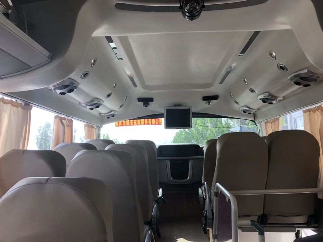 2012 سنة Yutong Used Coach Bus 61 سيات / هاي رووف جرين مستعملة حافلة تجارية