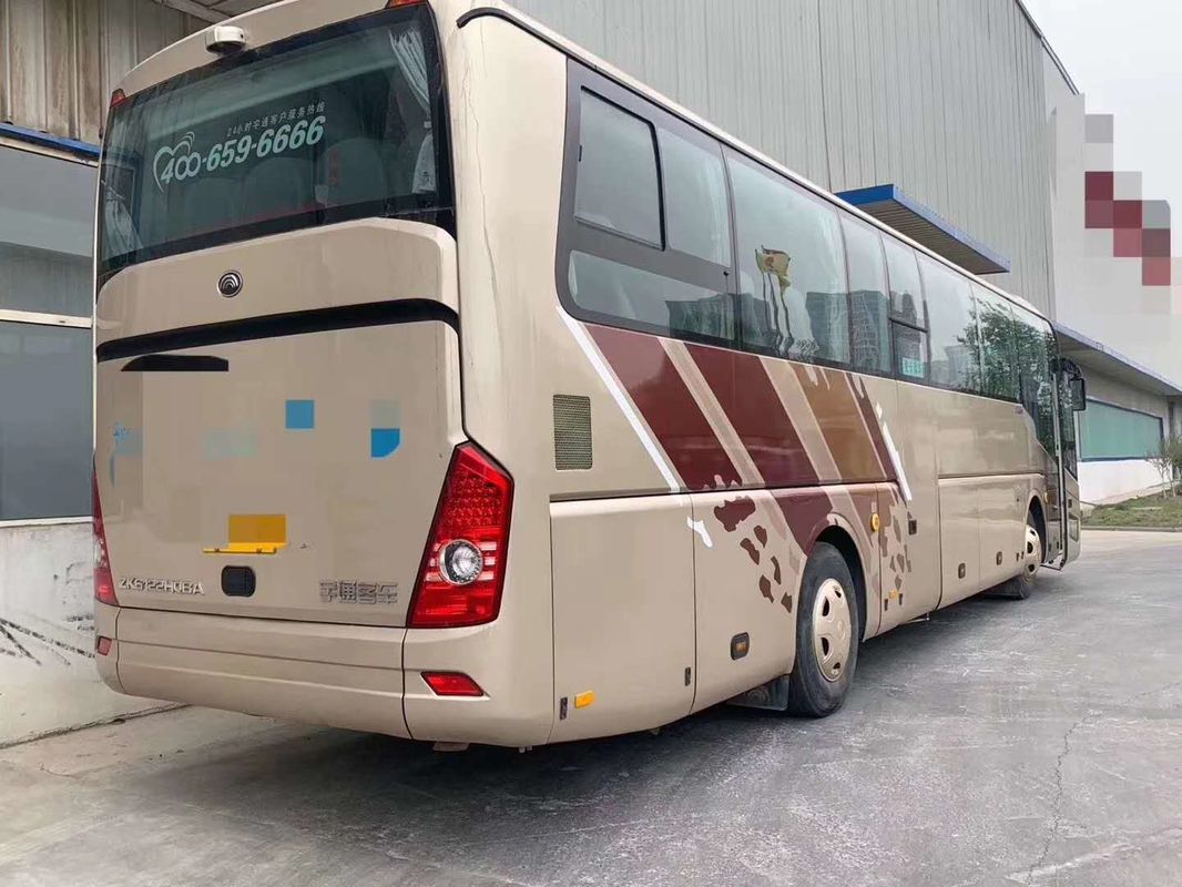 YC Engine LHD Yutong Used Coaster Bus 2015 السنة ديزل 55 مقعد 12 متر