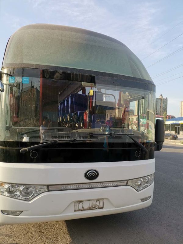 6122HQ9A 51 مقعد Yutong مستعمل محرك ديزل كوستر حافلة اليسار اليد مع A / C