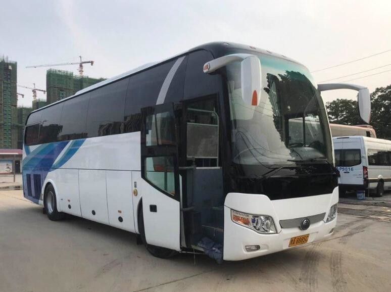 LHD / RHD تستخدم Yutong 45 Seater Bus 100km / H Max Speed ​​162kw Motor Power