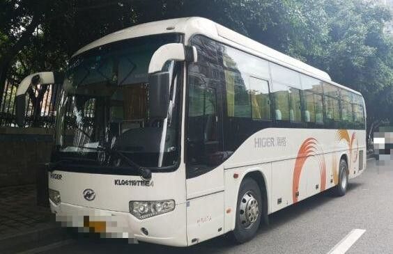 Golden Dragon Brand Passenger Trainers 2014 Year Diesel Euro IV Engine 47 المقاعد