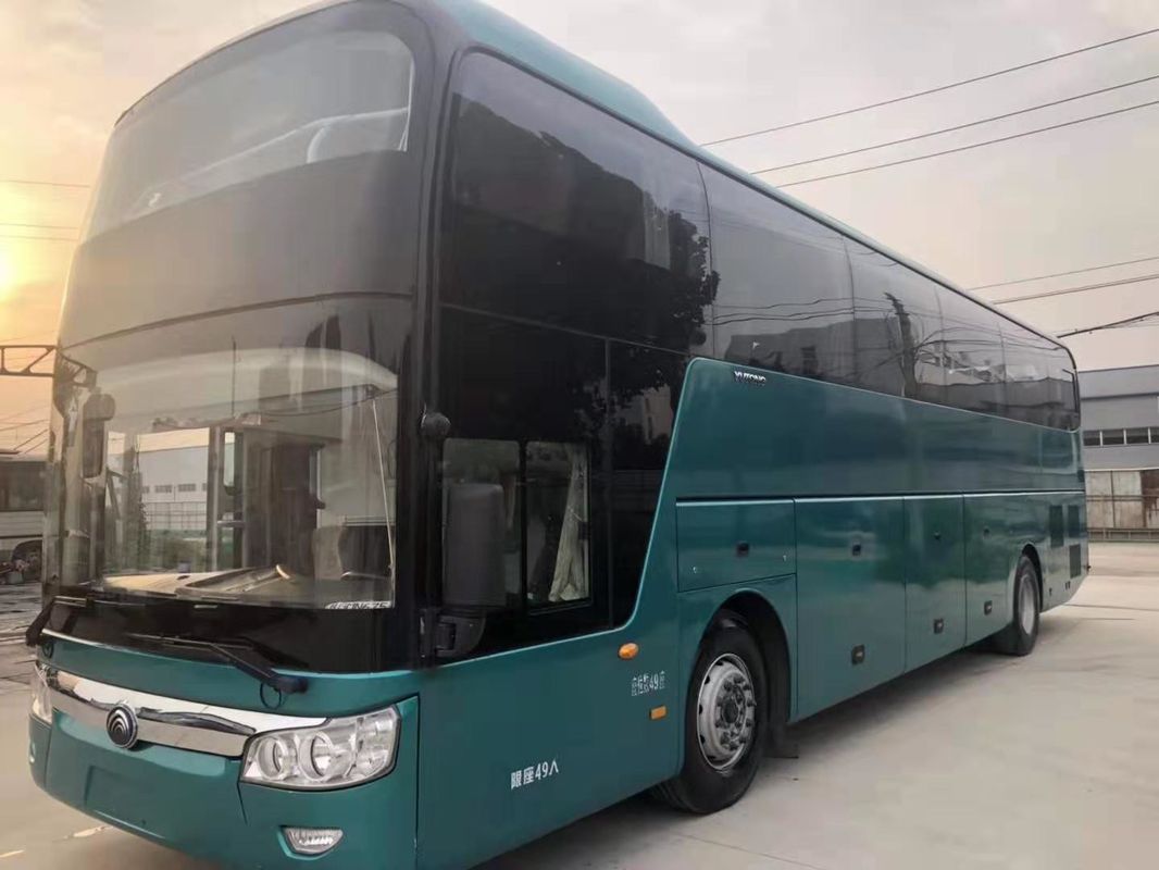 ديزل LHD 6126 موديل Used Yutong Buses 49 Seat 2014 Year Euro Iv Emission Standard