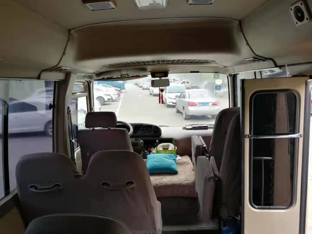 1HZ محرك ديزل تويوتا Coaster Bus 30 مقاعد ناقل حركة يدوي صندوق مع AC