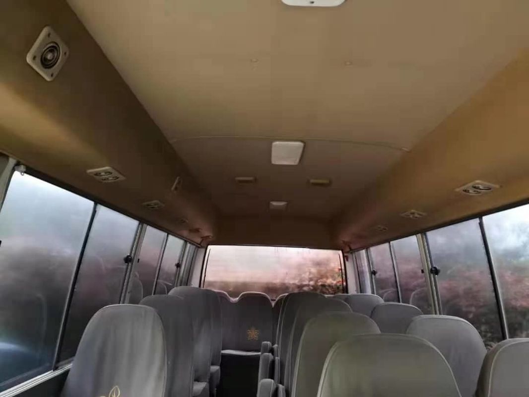 1HZ محرك ديزل تويوتا Coaster Bus 30 مقاعد ناقل حركة يدوي صندوق مع AC