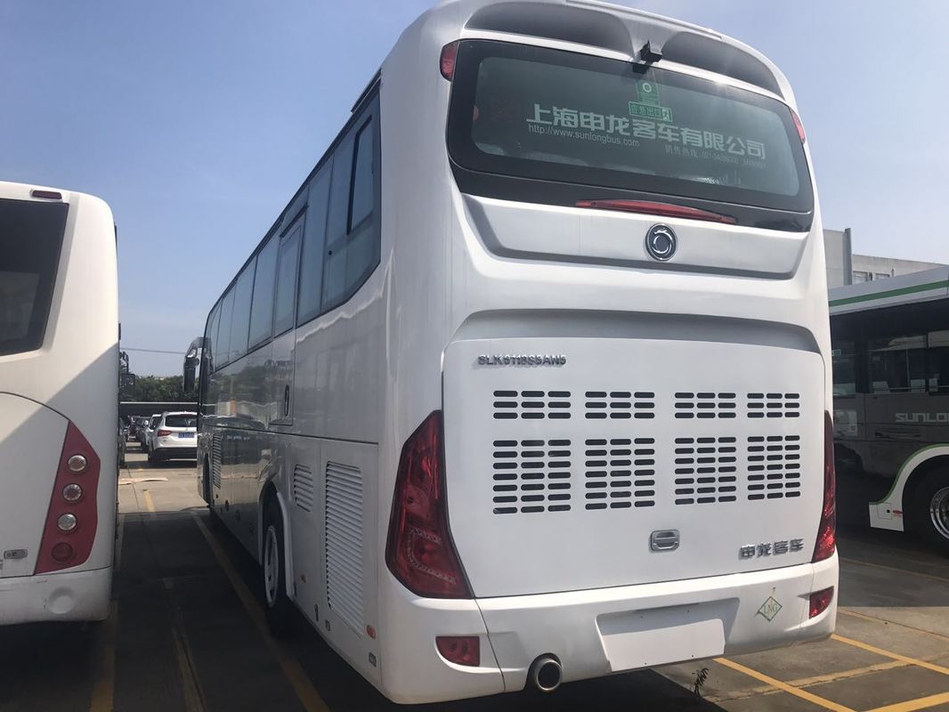 SLK6118 Shenlong Brand 50 Seat New 2019 Coach Bus White Diesel Left Steering Drive Pretty Nice Buses