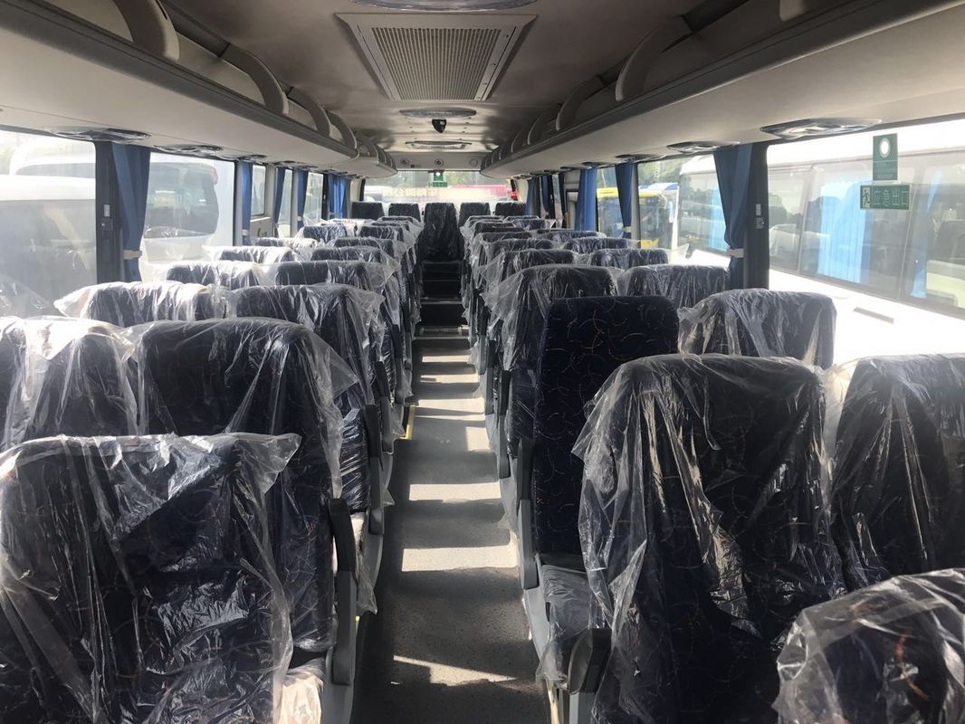 Diesel Used Bus Bus Shenlong Brand White 50 Seat RHD Drive Mode 2018 Year