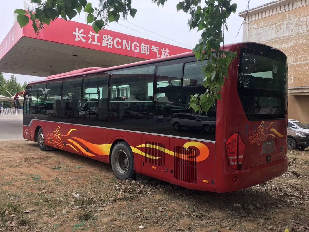 2013 Year Leaf Spring Used Yutong Buses Passenger Coach Bus 68 Seat 100km / H Max Speed
