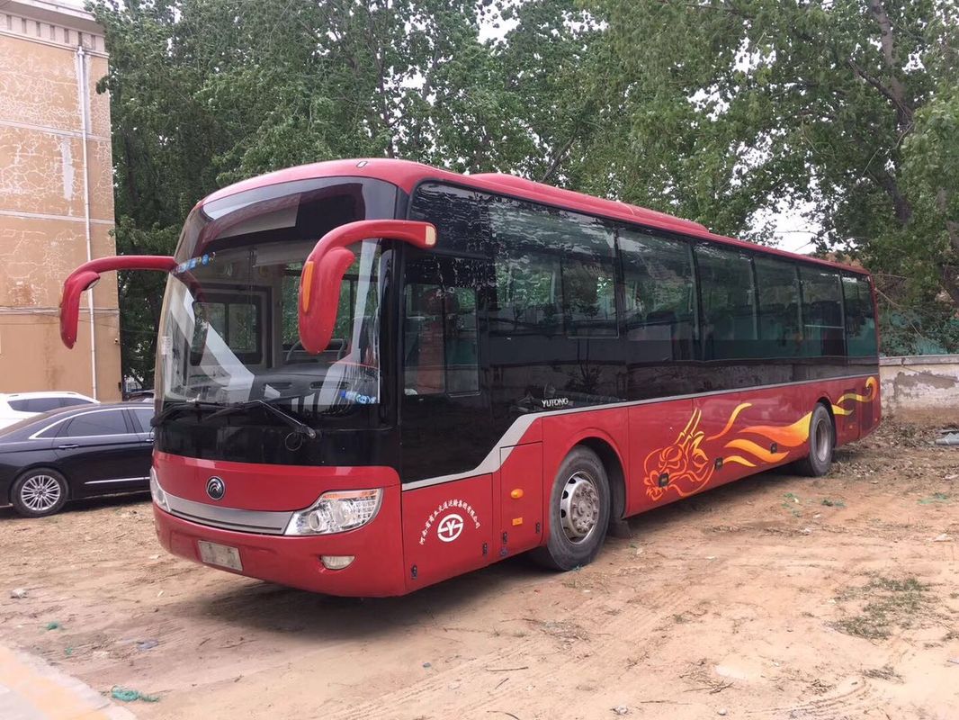 2013 Year Leaf Spring Used Yutong Buses Passenger Coach Bus 68 Seat 100km / H Max Speed