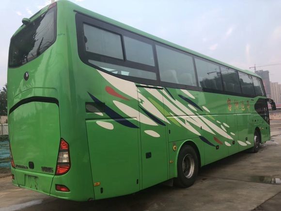 Diesel 6126 LHD Used Yutong Bus 55 Seat 2015 Year Euro Iv Emission Standard