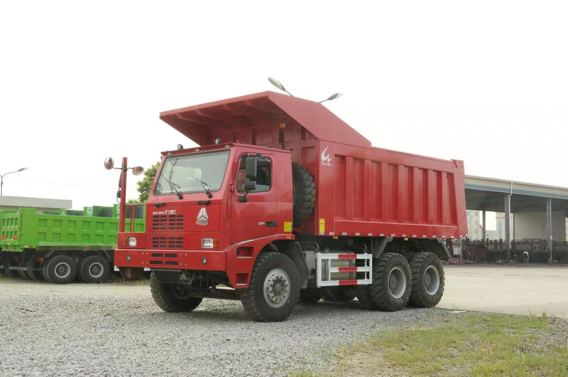 371HP ساينو تراك تستخدم تفريغ شاحنة 50 - 70 طن تفريغ الشاحنات تفريغ اليد اليسرى القيادة