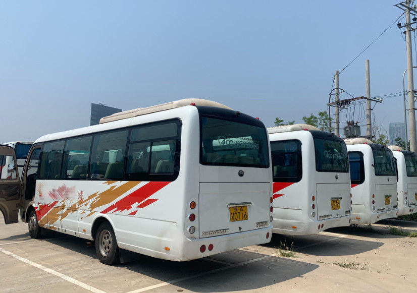 2015 سنة 22 مقاعد مستعملة حافلات Yutong Cummins Front Engine 6729 موديل Yutong Bus