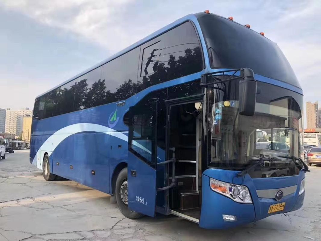 One & Half Deck Used Bus Bus Yutong Zk6127 Model 2011 Year 59 Seats