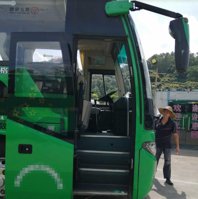 38000km عدد الكيلومترات مستعملة حافلة ركاب مستعملة King Long LHD / RHD Bus 2015 Year 51 المقاعد