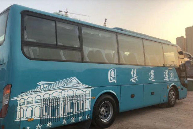9 أمتار طول Yutong ZK6908 ديزل حافلة تجارية مستعملة 2015 سنة 39 مقعدًا شهادة ISO