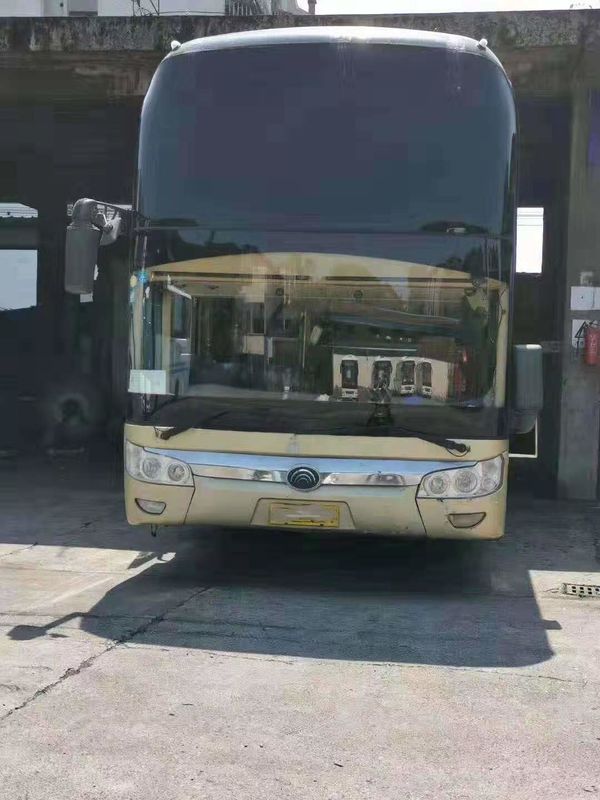100km / H Max Speed ​​Used Yutong Buses One and Half Decker 50 مقاعد 2011 السنة