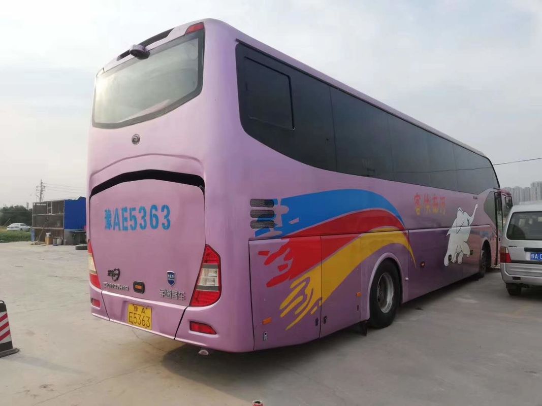 YC6L330-20 مستعملة حافلة سياحية Yutong 2011 سنة 55 مقعدًا 6 أسطوانات محرك ZK6127