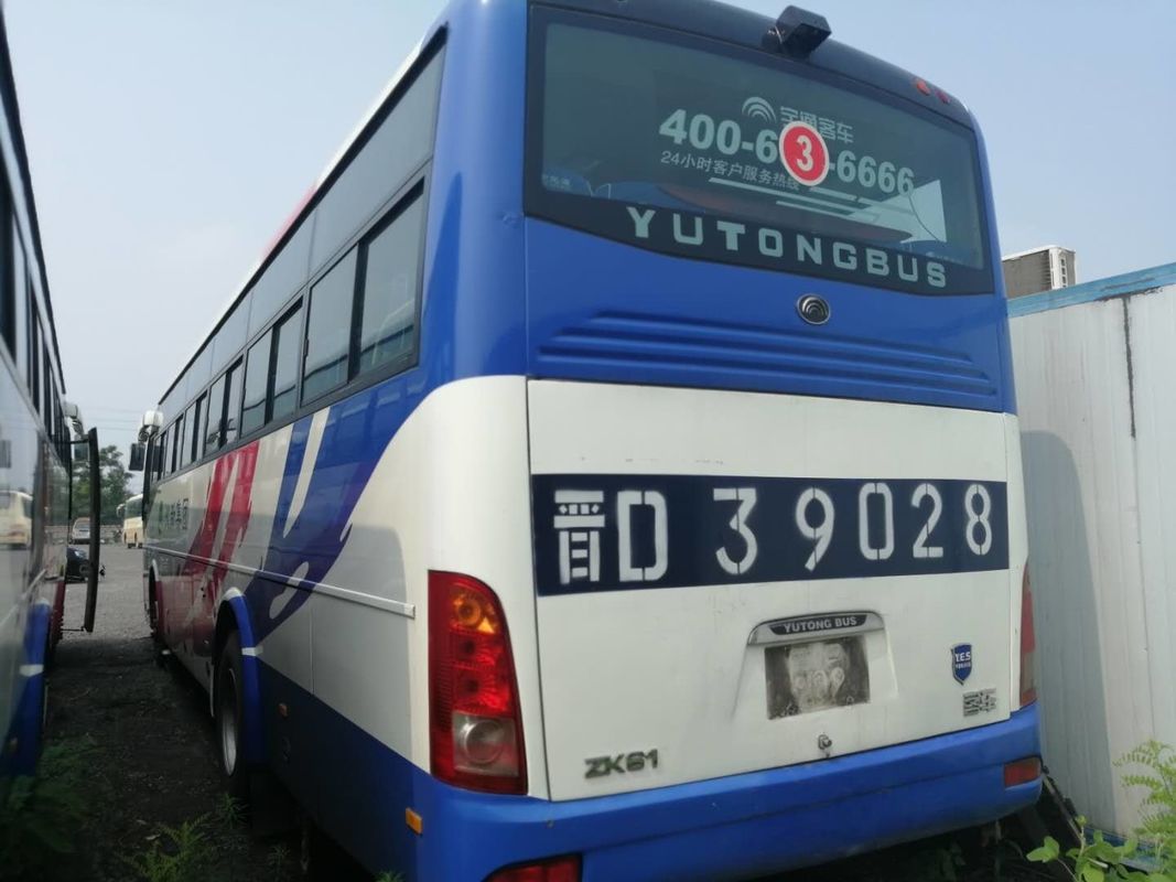 تستخدم Yutong Bus ZK-6112D 53 مقعدًا 110 كم / ساعة تستخدم الحافلة الأمامية المحرك