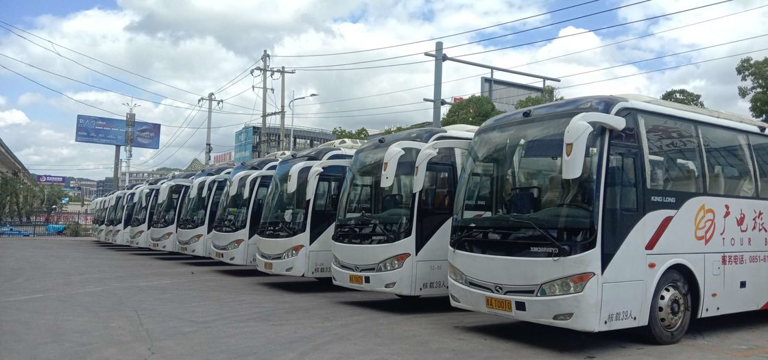 2015 سنة ديزل 168kw Kinglong XMQ6898 حافلة سياحية مستعملة 39/45 مقاعد فاخرة