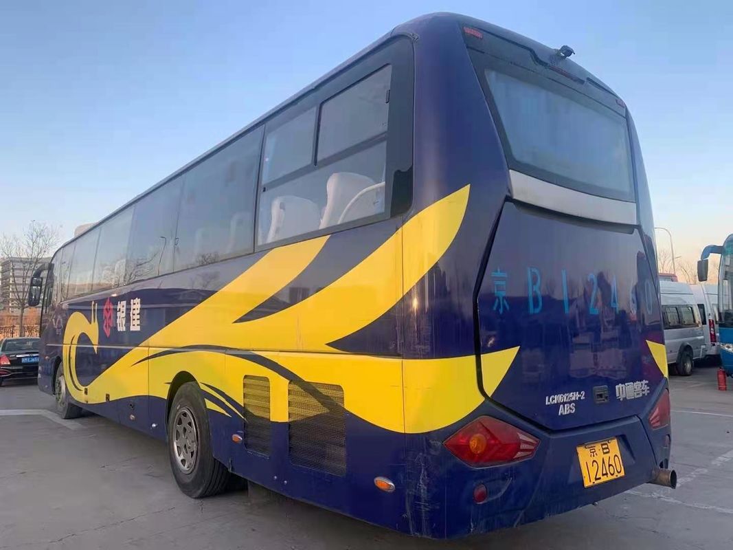 53 مقعدًا LCK6125 Zhongtong حافلة ركاب مستعملة لحافلات الركاب Euro III Coach