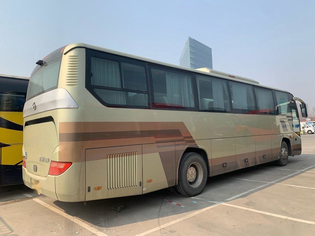 محرك خلفي LHD ماركة Higer موديل KLQ6115 حافلة ركاب فولاذية مستعملة حافلة 53 مقعدًا