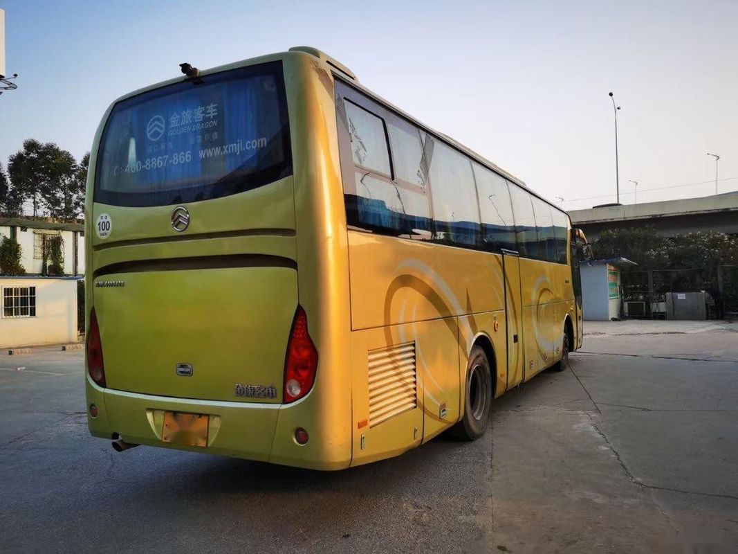 تستخدم حافلة الحافلة اليسرى بحالة جيدة مع AC Euro III موديل XML6102 45 مقعدًا تستخدم Golden Dragon Bus