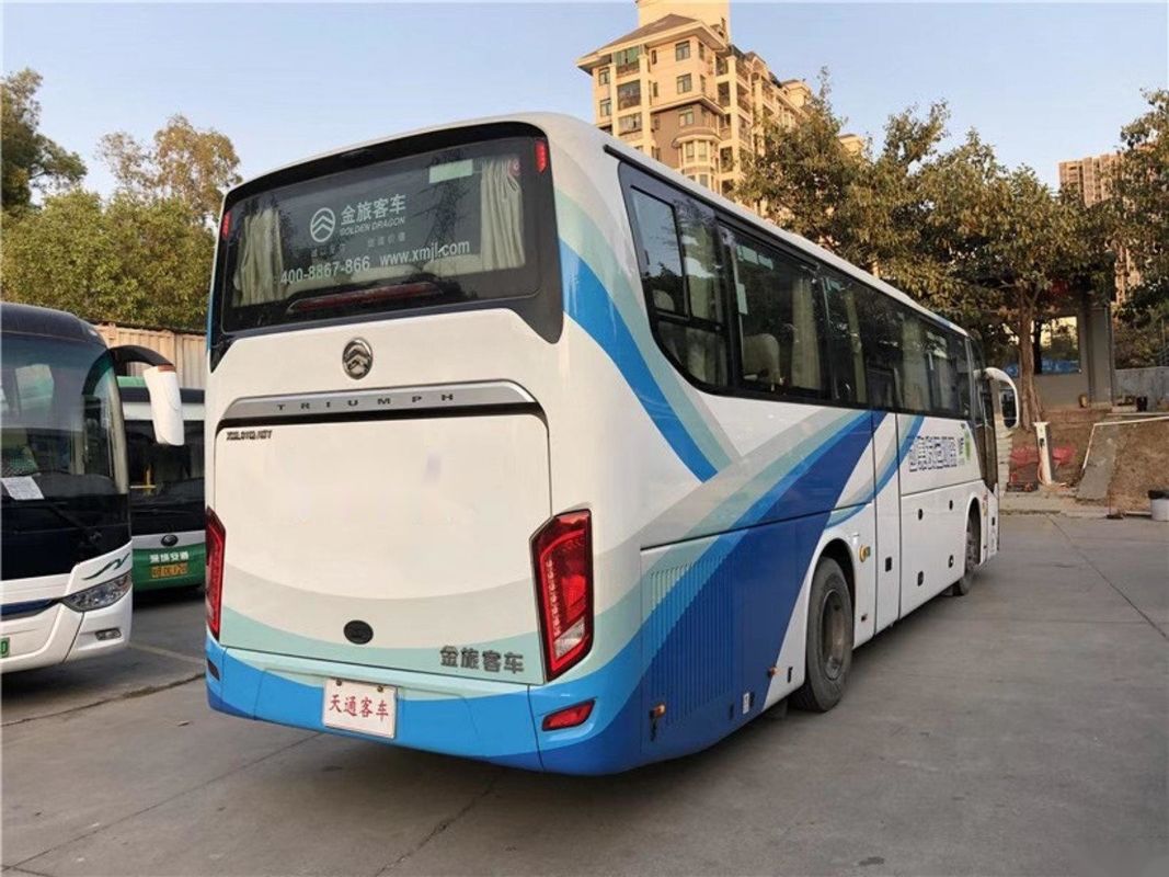 Yuchai Engine VIP مقاعد مستعملة مدرب مزدوج الأبواب وسادة هوائية الشاسيه حافلة ركاب تستخدم Golden Dragon Bus XML6112 48 مقعدًا